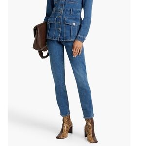 Veronica Beard Ryleigh High-Rise Slim-Straight Jeans NWT - 28